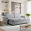 Serta Mansion Convertible Sofa Woven Light Gray - 3 of 4