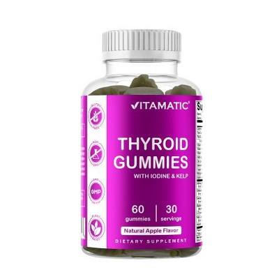 Thyroid Support with Kelp & Iodine - 60 Gummies