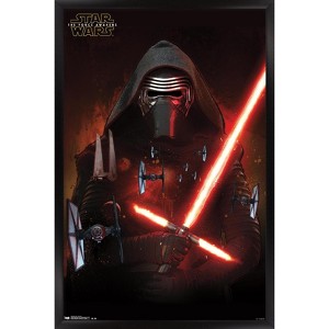 Trends International Star Wars: The Force Awakens - Kylo Ren Framed Wall Poster Prints - 1 of 4