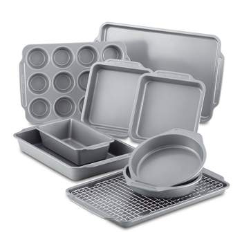  Caraway Nonstick Ceramic Bakeware Set (11 Pieces) - Baking  Sheets, Assorted Baking Pans, Cooling Rack, & Storage - Aluminized Steel  Body - Non Toxic, PTFE & PFOA Free - Cream: Home & Kitchen