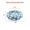 JOEJOY Dog Beds Large Sized Dog - Washable Furry Pet Beds, Round Orthopedic Corduroy Fleece Puppy Beds with Removable Zipper Cover - 3 of 4