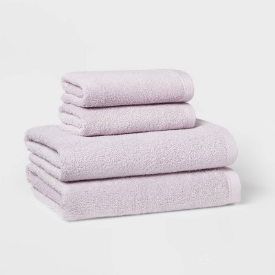 4pc Antimicrobial Assorted Bath and Hand Towel Set White - Room Essentials™