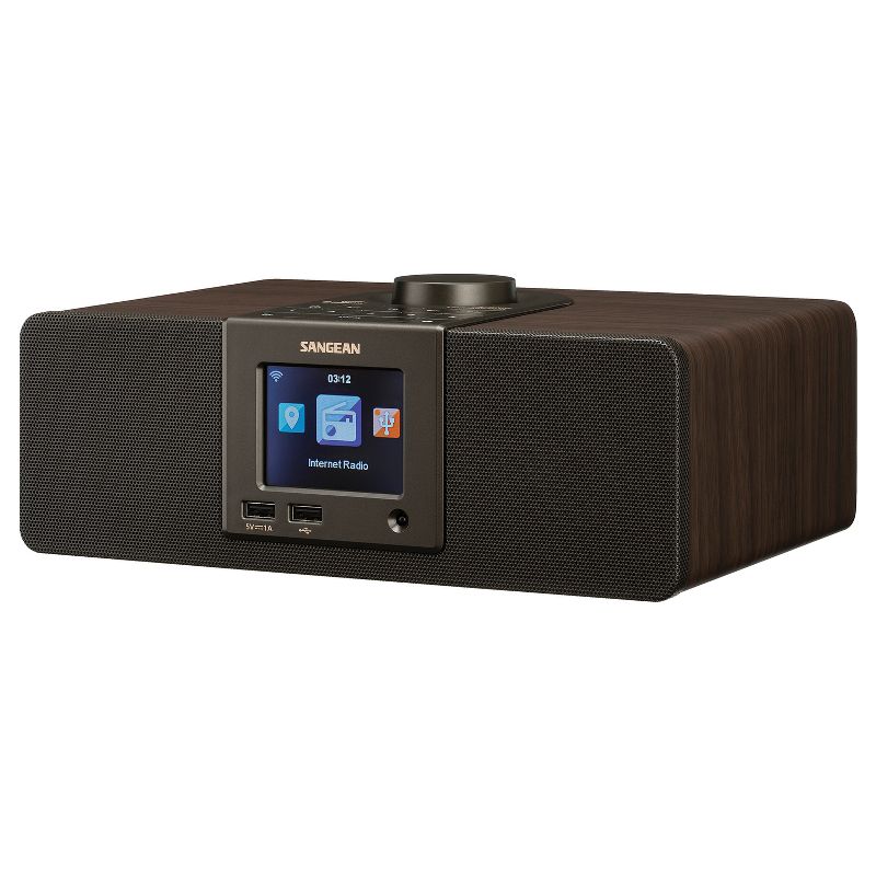 Sangean® WFR-32 7-Watt Stereo Wood Cabinet Wi-Fi® Internet Radio Media Center with Bluetooth®, 5 of 9