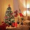 4.5FT Pre-Lit Christmas Tree –  LED Lights & 8 Modes for Indoor/Outdoor Holiday Decor - 2 of 4