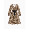 PATPAT Disney Mickey and Friends Mommy and Me Sweet Girls' Leopard Dress Set - 2 of 4