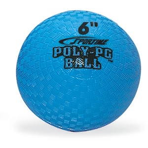 Sportime Poly PG Ball, 6 Inches, Each, Blue - 1 of 1