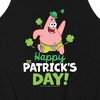 Men's SpongeBob Squarepants Happy St. Patricks Day Graphic Tank Top - Black - X-Large - 2 of 4