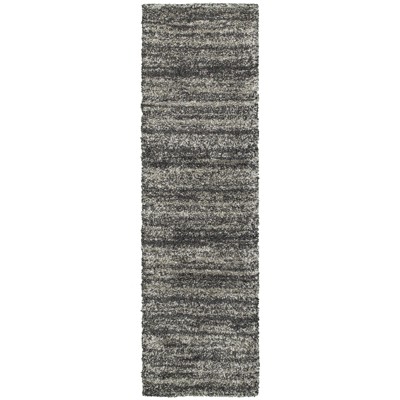 Oriental Weavers Henderson 5993E Grey/ Charcoal Indoor Area Rug - 2'3" x 7'6"