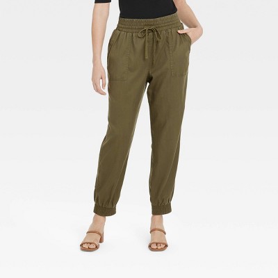 green khaki pants womens