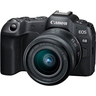 Canon EOS R8 Full Frame Mirrorless Camera w/ RF 24-50mm F4.5-6.3 IS STM Lens 5803C012