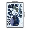 Amanti Art Indigo Blue Still Life No 2 by Susan Black Framed Canvas Wall Art - 4 of 4