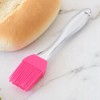 Unique Bargains Basting Brush 20g Small Crystal Handle Brush Color Block Dishwasher Safe Silicone PP 6.89"x1.26" 1Pcs - 2 of 4