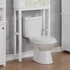 Alaterre Furniture Dorset Over The Toilet Etagere White: Bathroom Storage, Hardwood Frame, 75lb Capacity - 3 of 4