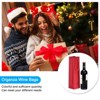 Unique Bargains Paper Reusable Sturdy Wine Tote Bag Gift Bags with Rope Handles 12 Pcs - 4 of 4