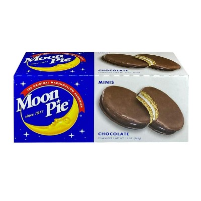 Moonpie Mini Chocolate Moonpie, 12 oz (Pack of 2)