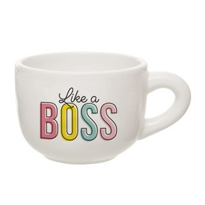 Totalee Gift BOSS Large Cappuccino Mug Ceramic White 24 oz - 1 of 1