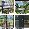 AMERLIFE Polycarbonate Greenhouse, Quick-Connect Frame, 4 Vents, Swing Lock Door - 4 of 4