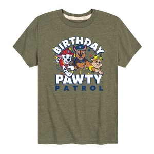Boys' - Paw Patrol - Birthday Pawty Patrol Short Sleeve Graphic T-Shirt - 1 of 4