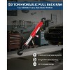 26 Inch Hydraulic Pull Back Ram, 10-Ton Capacity, with Swivel Hooks, for Porta Power Body Shop Frame Tools, Hydraulic Ram- for Car Repair Shop, Red - 4 of 4