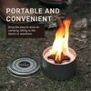 Radiate Outdoor Portable Campfire - 4” Reusable Fire Pit for Camping, Smores, Cooking, and Picnics (4 Pack) - 2 of 4