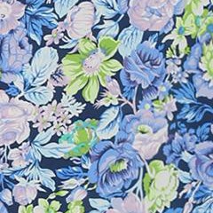 navy blue-floral