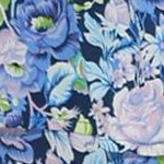 navy blue-floral