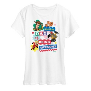 Women's - Disney - Another Day Of Being Awesome Short Sleeve Graphic T-Shirt - 1 of 4