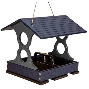 JCS Wildlife Medium Poly Fly Thru Platform Bird Feeder - 1 of 4