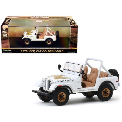 1979 Jeep CJ-7 Golden Eagle "Dixie" White 1/43 Diecast Model Car  by Greenlight