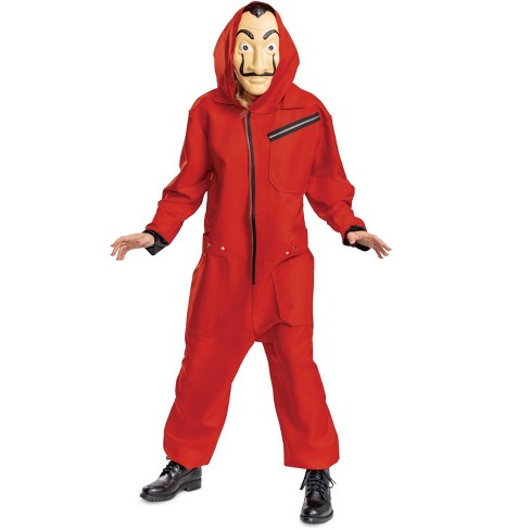 Money Heist Money Heist Adult Jumpsuit Costume, Xx-large (50-52) : Target