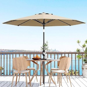 GustoWave 9Ft Outdoor Patio Umbrella for Pool, Deck, Yard, Garden - 1 of 4