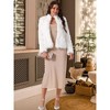 Seta T Women's Fleece Cropped Faux Fur Long Sleeve Pockets Shaggy Warm Winter Jacket - 4 of 4