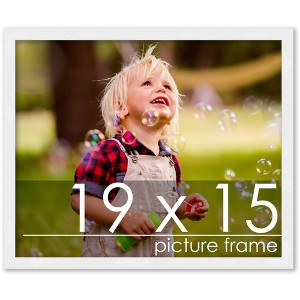 PosterPalooza | 19x15 Wood Frame with UV Acrylic, 6 Finishes: Black, White, Bronze, Silver, Wood, Mahogany - 1 of 4