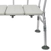 McKesson Knocked Down Bath Transfer Bench Adjustable Height up to 400 lbs - 3 of 4