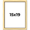 PosterPalooza | Simple Gold Picture Frame - UV Acrylic, Foam Board Backing, Hanging Hardware - 2 of 4