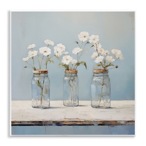 Stupell Industries Country Jar Bouquet Trio Wall Plaque Art - 1 of 4