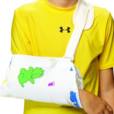 OTC KidsLine Arm Sling, Shoulder Cradle Style Support, Fun Print
