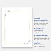 Avery 8.5" x 11" Cards, Gold Dots with Green Florals, 10 ct - 3 of 4