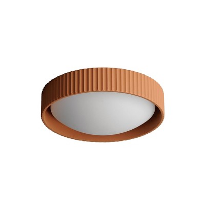ET2 Lighting Souffle 1 - Light Flush Mount in  Terracotta