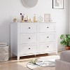 6 Chest of Drawer Dresser, Modern and Stylish Dresser, Deep Drawers and Nickel Round Handle, Wood Organizer Dresser with Ample Storage - 3 of 4
