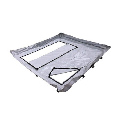 CLAM 14279 Removable Thermal Floor Attachment with Carry Bag for Nanook XL/Yukon XL Fish Trap Ice Fishing Shelter Tent, Accessory Only, Gray
