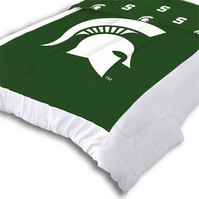 Collegiate Full Bed Comforter Set - Michigan State Spartans..