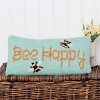 C&F Home 10" x 20" Bee Happy Spring Hooked Small Petite Throw Pillow - image 3 of 4