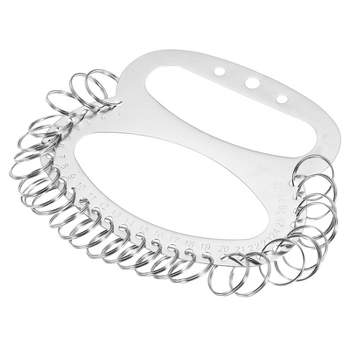 Unique Bargains Key Ring Chain Metal Lobster Swivel Clasp Silver Tone 1.4  X 0.6 X 0.28 20pcs : Target