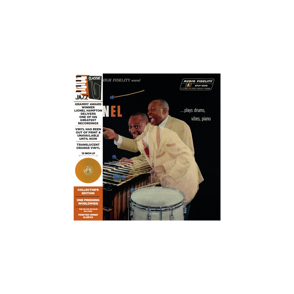 Lionel Hampton - Lionel... Plays Drums, Vibes, Piano - Translucent Orange (Colored Vinyl Orange Deluxe Edition Limited Edition Reissue Remastered)