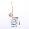 Unique Bargains Heart Sequin Letter B Butterfly Tassel Water Cup Pendant Purple 1 Pc - 2 of 4