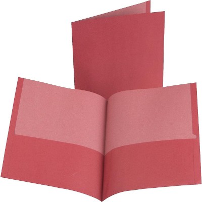 Esselte Oxford 2-Pocket Portfolio Folder Red 10/Pack (00573) 479457