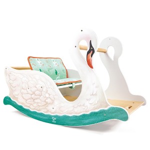 Hape: 2-in-1 Swan Seat - Baby Rocking Bassinet Cradle 6mo+ - 1 of 4