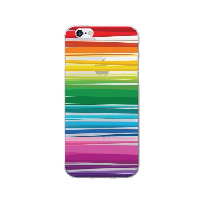 OTM Essentials Apple iPhone SE (2nd gen)/8/7/6s/6 Case Rainbow Stripes