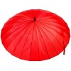 totes Large Eco Auto-Open 24 Rib Stick Umbrella with a Classic J Hook Curved Handle - 2 of 3